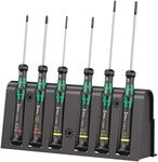 Wera 2035/6 A Kraftform Micro Screwdriver Set, for electronic applications, PH/SL, 6 Piece, 05118150001