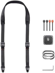 PGYTECH 1.8" Wide Camera Shoulder Strap with Quick Release Plate Wide Camera Neck Straps Long for Photographers Adjustable for DSLR SLR (Night Black)
