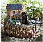 Smart Solar Water Mill Fountain