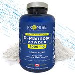 Promise D-Mannose Powder, 100% PURE - 2000mg, Rapid Urinary Tract Cleanse. Relieves UTI and Burning Pain. For Men & Women. Bladder Control for Sleep, Exercise & Movement. Gentle On the Stomach (100+50g FREE)