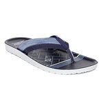 PARAGON PUK2207G Men's Lightweight, Waterproof Blue Flip Flops | Comfortable Slippers with Durable Anti-Skid Sole, Cushioned Footbed & Sturdy Build for Outdoor Use