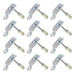 100PCS Ceiling Nail, Steel Nails Wall Fastening Tool for Concrete Ceiling Cable Ducts Fixed Slotting Device Nails Guns Accessories (25mm / 0.98in Hook Nail)