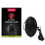 IMPOWER Self Defence Emergency Alarm in Keychain for Women Safety – (Pack of 1) | Security Personal Protection Devices for Women, Girls, Kids & Elderly | SOS Alarm with Light