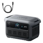 Anker SOLIX C2000 Gen 2 Portable Power Station, 2400W (Peak 4000W) Solar Generator, 2048Wh LiFePO4 Battery, Fast Charge 100% in 58 Min, Home Backup, Emergency, Camping & RVing