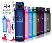 HoneyHolly Sports Water Bottle 500ml Leak Proof BPA Free