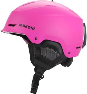 Ski Helmet for Adults Snowboard Helmet Men Women Youth Certified Snow Sports Helmet for Skiing Snowboarding (RED, Large: 22.5-24.5 inch (58-62cm))