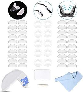 25 Pairs Glasses Nose Pads, Glasses Pads, Glasses Retainers, Soft Adhesive Glasses Pads, Silicon Non-slip Nosepad for Eyeglasses, Presbyopic Glasses, Sunglasses