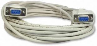 Your Cable Store 25 Foot DB9 9 Pin Serial Port Null Modem Cable Female/Female RS232