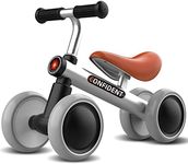 Baby Balance Bike 1 Year Old, Toddler Bike for One Year Old Boy Birthday Gift, 1-3 Years Toddler First Bike with No Pedal & Silence Wheels, Ride on Toy Gifts for 1 Year Old Boy