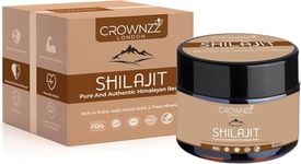 Pure Shilajit - Gold Grade Himalayan Shilajit Resin for Men & Women - High-Strength Shilajit Rich in Fulvic, Humic Acid & 85+ Minerals-Lab Tested & Certified 30G Shilajit