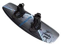 Full Throttle Aqua Extreme Wakeboard Kit (Black/Blue, 55.1 x 21.6-Inch/ 140cm x 42cm)