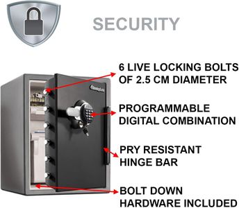 Master Lock Fireproof Waterproof Safe, 56.5L Security Chest