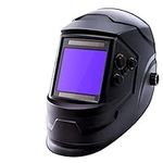 Zelcan Auto Darkening Welder Helmet, 100x93mm Large View Area, Solar Powered Lithium Battery Digital Control Welder Helmet Mask for Welding ARC TIG MIG