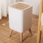 Wooden Kitchen Garbage Can