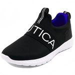 Nautica Kids Boys Sneaker Comfortable Running Shoes-Canvey Youth-Black-3