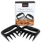 Alfresco Chef Meat Claws Meat Shredder for BBQ - Stainless Steel Bear Claws Pulled Pork Meat Shredder Shredding Forks BBQ Claws - Perfectly Shredded Meat - Pulled Pork Shredder Claw x 2 for Barbecue