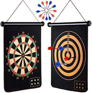 M-Aimee Magnetic Dart Board for Kids, Indoor Outdoor Board Games Set, Best Toys Gift for for Age 6 7 8 9 10 11 12 Year Old Boys