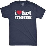 Mens I Heart Hot Moms T Shirt Funny