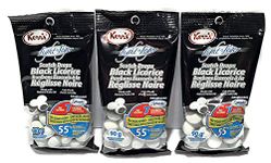 Sugar Free KERRS Scotch Black Licorice Drops - 3 -90g Bags