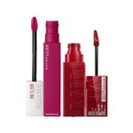 Maybelline New York Liquid Matte Lipstick, Long Lasting, 16hr Wear, Superstay Matte Ink, Artist, 5ml & High Shine Gloss, Lasts for 16 HRs, Enriched With Vitamin E & Aloe, SuperStay Vinyl Ink, Lippy