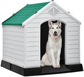 DWVO Large Outdoor Dog House, Plast