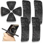 THREE ARCHERS 4 Pairs Premium Arrow Rest with Adhesive Backing Artificial Fur Arrow rest for Recurve bow and Reduced Friction