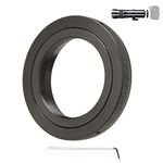 JINTU T Mount T2 T-Ring Adapter Telephoto Lens Adapter Ring for Nikon SLR Cameras D90 D780 D3000 D3100 D3200 D3300 D3400 D5000 D5100 D5200 D5300 D5500 D5600 D700 0 D7100 D7200 D7500 D750 D800 D850