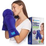 Microwavable Therapy Mittens with Flaxseed–Moist Heat Therapy Relief for Hands and Fingers in Cases of Stiff Joints, Trigger Finger, Inflammation, Raynaud's, Carpal Tunnel–Natural Aromatherapy Gloves