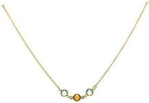 Birthstone Necklace Gold Mothers Ne