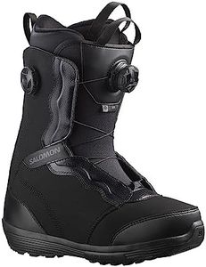 Salomon Snowboard Boots Ivy BOA SJ BOA 2023-24 Model Women's L41707600 22.0 cm Black/Black/Castlerock Gray