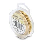 Beadalon Artistic Wire 20-Gauge Non-Tarnish Brass Wire, 15-Yards