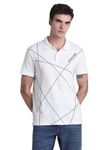 Jack & Jones Mens White Slim Fit Polo