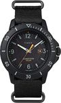 Timex Expedition Gallatin Solar 44 Mm Men Slip-Thru Black Nylon Strap Watch TW2U30300