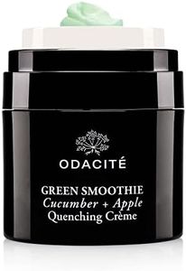 ODACITE Hydrating Face Moisturizer - Green Smoothie Quenching Creme, Face Cream - Moisture Locking Face Cream is Lightweight & Non-Greasy - Cucumber & Apple for Visibly Plump, Soothed & Hydrated Skin
