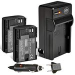 Pack of 2 LP-E6 Replacement Batteries And Charger Kit For Canon EOS 60D, EOS 70D, EOS 5D II, EOS 5D III, EOS 6D, EOS 7D Digital SLR Camera + More!!