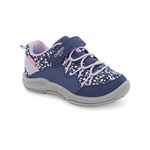 OshKosh B'Gosh Unisex-Child Cycla Sneaker, Navy/Lilac, 9 Toddler