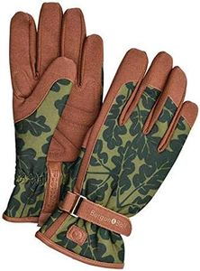 Burgon & Ball Love The Glove Ladies Gardening Gloves, Small/Medium, Oak Leaf Moss