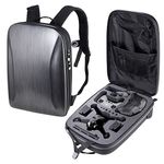 PONYRC Portable Hard Case for DJI FPV Combo Drone, Waterproof Shockproof Backpack Bag for DJI FPV Racing Drone, Goggles V2, Remote Controller 2, Motion Controller, Battery & Accessories