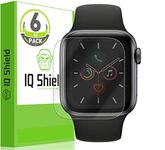 IQ Shield Screen Protector Compatible with Apple Watch Series 5 (40mm)(6-Pack)(Apple Watch Series 6) LiquidSkin Anti-Bubble Clear TPU Film