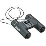 Bushnell - Powerview - 12x25 - Black - Roof Prism - Insta-Focus - Adjustable Diopter - Extreme Robustness - Bird Watching - Sightseeing - Travelling - Compact Binocular - 131225