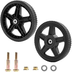 Parts Camp Push Mower Wheel kits Lawn Mower 12 inch Wheels for Push Mower Pressure Washer(Set of 2)