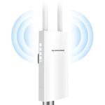 WONLINK Outdoor WiFi Extender High Power Wireless Outdoor Access Point with PoE, 1200Mbps Dual Band 5G 2.4G Outdoor WiFi Range Extender Long Range WiFi Repeater with Gigabit Port, Waterproof