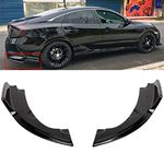 ZSPART Rear Bumper Lip PP Fits for 2016-2019 for Honda Civic Sedan Rear Bumper Lower Side Splitters Apron Valance