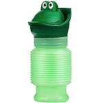 Topcloud Shrinkable Urinal, 600ml Male Female Portable Mobile Toilet Potty Pee Urine Bottle, Reusable Emergency Urinal for Camping Car Travel Traffic Jam and Queuing