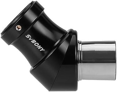 SVBONY SV222 45 Degree Diagonal Mirror, 1.25 Inch Telescope Diagonal with FMC and Phase Coating, Correct Image Diagonal for Refractor Telescope