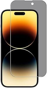 ZARALA Privacy Tempered Glass Screen Protector Compatible for i Phone 14 Pro Max (6.7 Inches) with Edge to Edge Coverage and Easy Installation kit (i Phone 14 Pro Max)