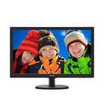 Philips 223V5Lhsb2/94 22 Inch (55.88 Cm) 1920 X 1080 Pixels, LCD Monitor with Led Backlights with Hdmi Port/Vga Port, Smart Control Lite, Mercury Free, Smart Contrast, 16:9 Full Hd Display, Black