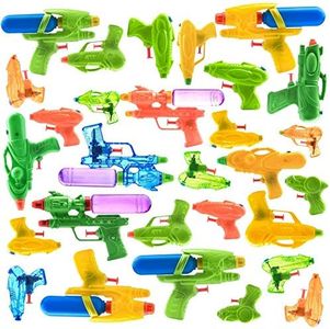 Prextex Water Guns for Kids&Adults, 30pk - Powerful Water Toys, Squirt Guns Bulk, Water Blaster Gun/Pistol, Watergun - Pool Play, Water Shooters, Outdoor&Indoor - Combo Set of Water Guns, Squirt Toy