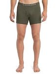 Icebreaker Merino Men's Standard 175 Everyday Wool Boxer Underwear, Loden Green, X-Large