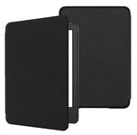 GTOMY Case for Kindle 6" (2022) E-Reader, Slim Lightweight Stylish Soft PU Leather Case with Auto Wake/Sleep Just for iPad 6" (11th Generation, 2022 Release) E-Book Reader, Black